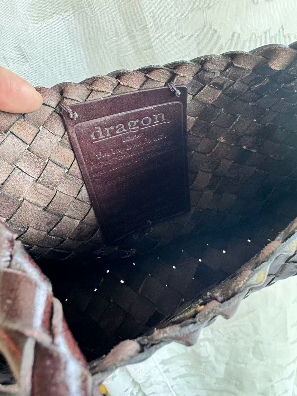 Dragon diffusion Rosanna Shoulder Bag in Dark Brown - Picture 7 of 9